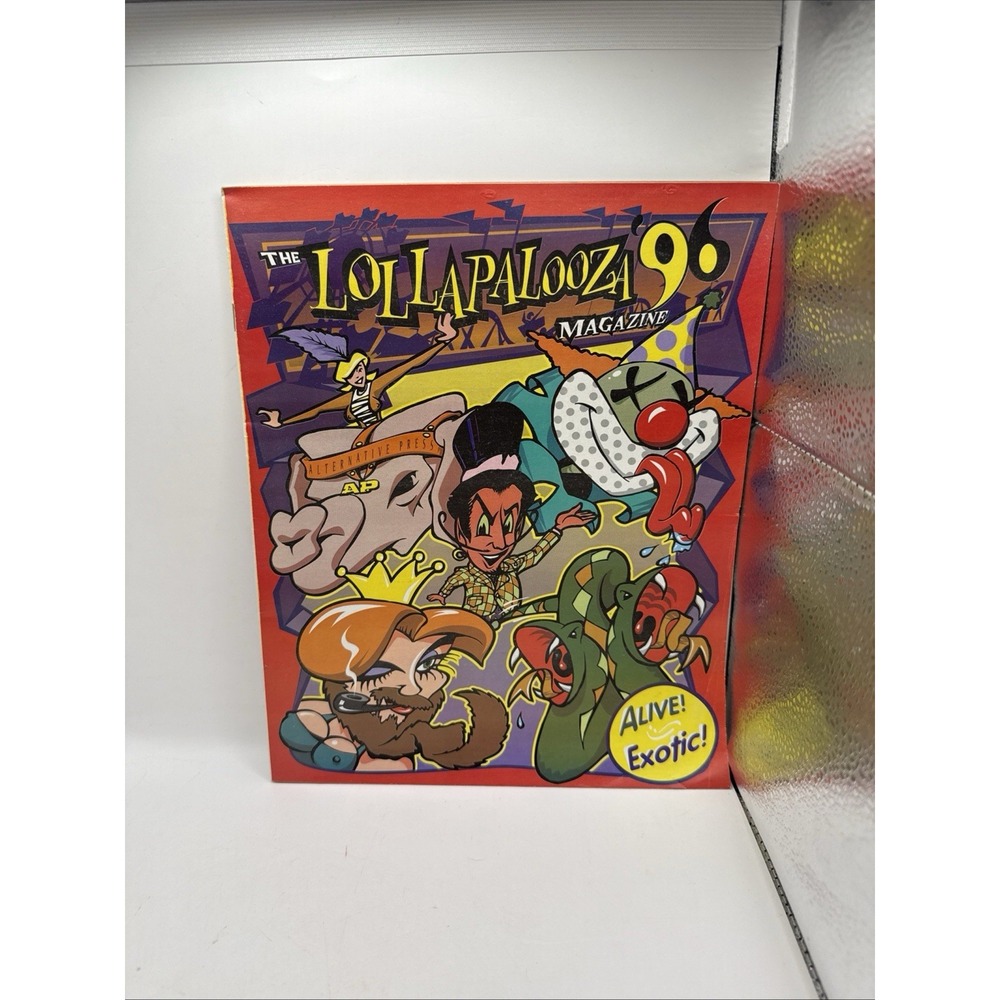 Lollapalooza '96 Magazine & Event Program Write Ups On Rancid Metallica Ramones